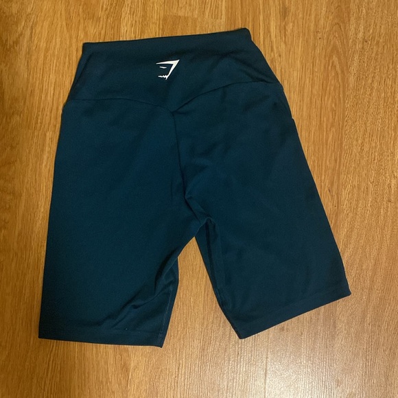 GYMSHARK Training Cycling Shorts High Waisted Bike Short in Navy Blue Womens XS - Picture 3 of 5